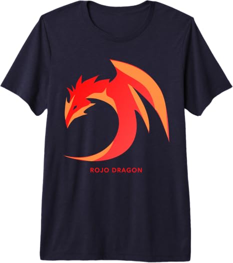 Rojo Dragon Gamer Premium Tee