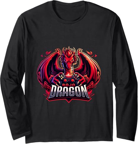 Rojo Dragon Gamer Long Sleeve